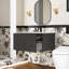 Meuble-lavabo mural simple vasque de 76 cm (29,9 po) avec dessus en céramique-1543160473