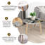 Ensemble de 2 tables basses gigognes Triangle Nesting