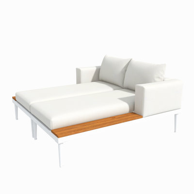 Modern Outdoor Daybed Patio Metal Daybed