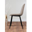 Industrial Design White & Grey Marble Effect Melamine Dining Table Set with 2 Faux Leather Chairs-87462590