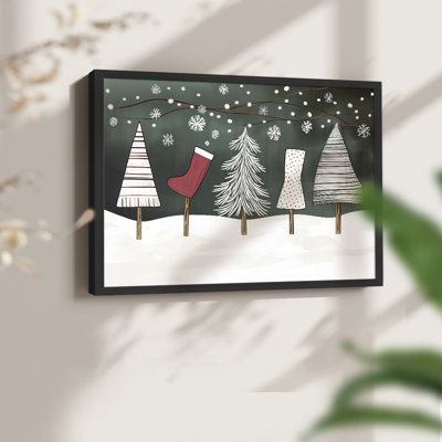 Art de Noël - Dxx - reproduction encadrée