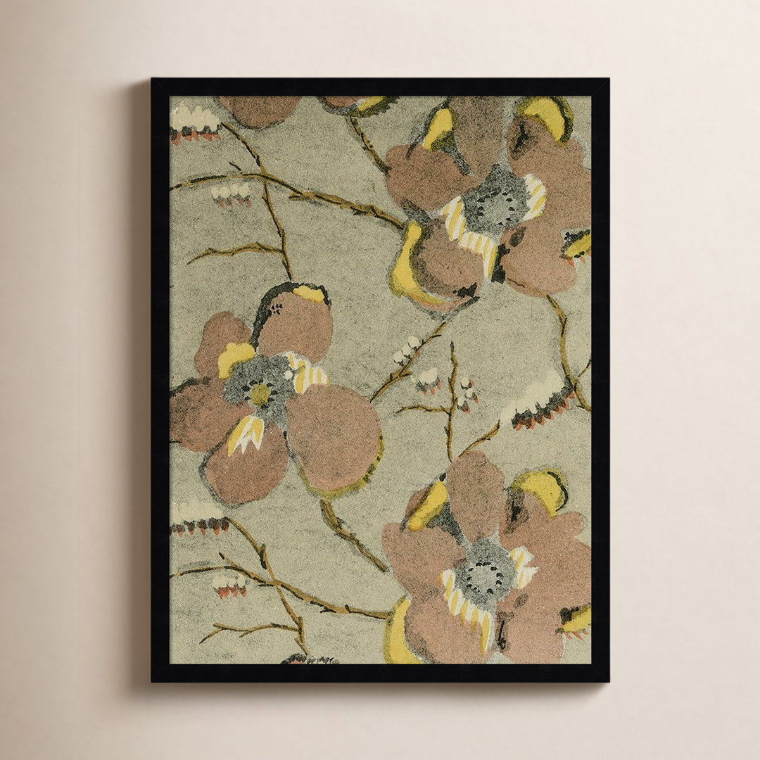 Delicate Floral Pattern II by Baxter Mill Archive - Picture Frame Painting Joss & Main Frame 