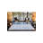 Machine Washable Light Blue Modern Striped Patterned Decorative Rug-118824471