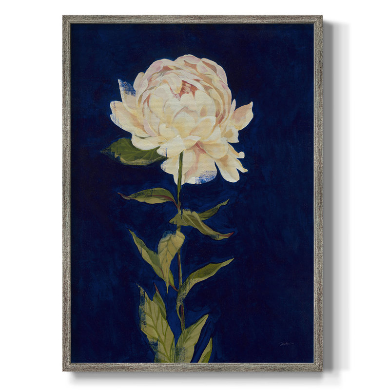 Impression encadrée «PRETTY AS A PEONY I» - bois massif, H 30 po x l 24 po