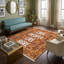 Tapis orange Foundstone Medallion