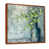 Toile avec cadre flottant brun