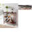Dorsie Freestanding Wine Rack Table, Liquor Bar Cabinet with Wine Storage - Holds 24 Bottles and Glasses Holder-833117040