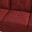 Grey Sackcloth Fabric L style Left Hand Facing Living Room Sofa Set, with ottoman-89984164-87463989