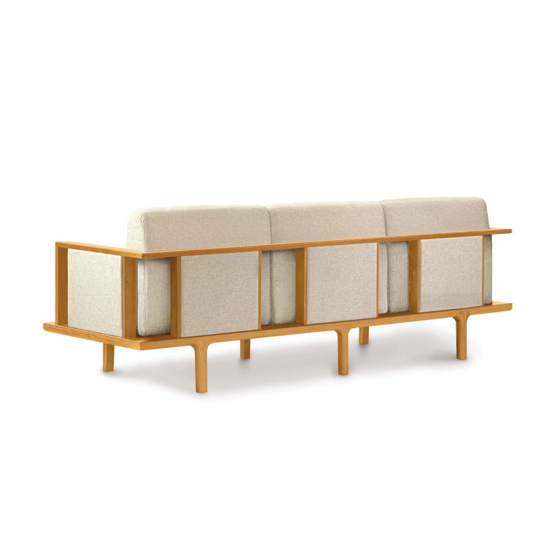 Sierra Sofa, Natural Cherry, Onyx Acrylic Blend