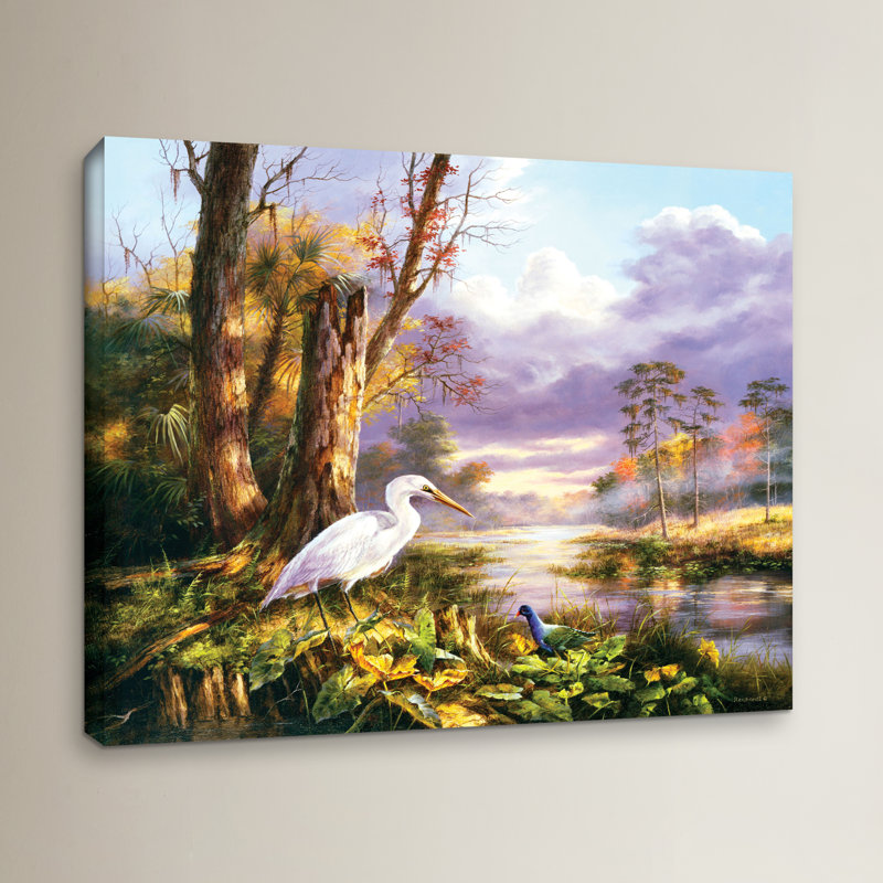 Floride, reproduction d’art sur toile tendue, H 36 po x l 48 po x P 2 po