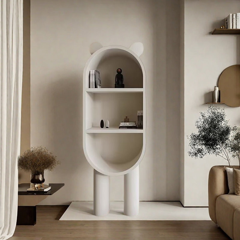 Hynes, Blanc cassé / blanc, (3 tablettes) H 62,99 po x l 19,69 po x P 13,78 po