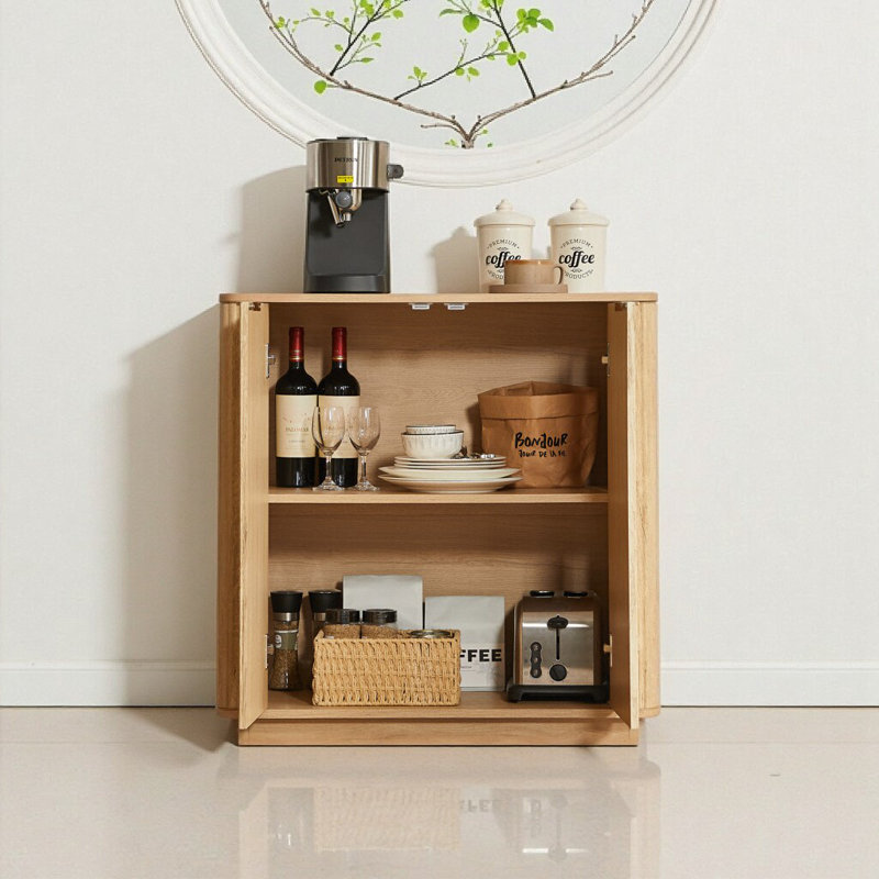 Buffet 31,5 po Wave, Chêne