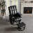 360°Swivel Glider Rocking Recliner Chair With Ottoman-474788385