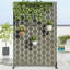 Metal Privacy Screen Fence Panel Square Pattern-580097890-580097897