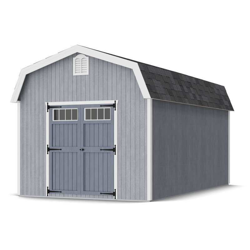 Colonial Woodbury Outdoor Wood Storage Shed, No, 10' x 18'