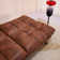 71" Convertible Faux Leather Futon Twin Size with Adjustable Arms