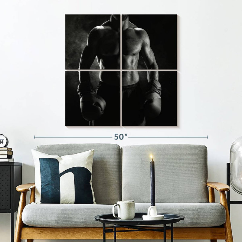 Sireci Muscular Boxer, 32" H x 32" W