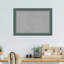 Tableau magnétique encadré gris sarcelle recyclé-101932498