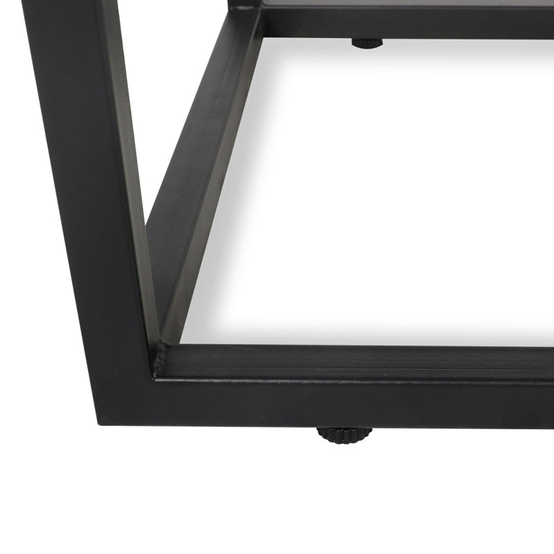 Banc rembourré pour chambre en métal, Blanc