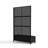 Metal Planter Box with Trellis and Wheels-875720061-884733290