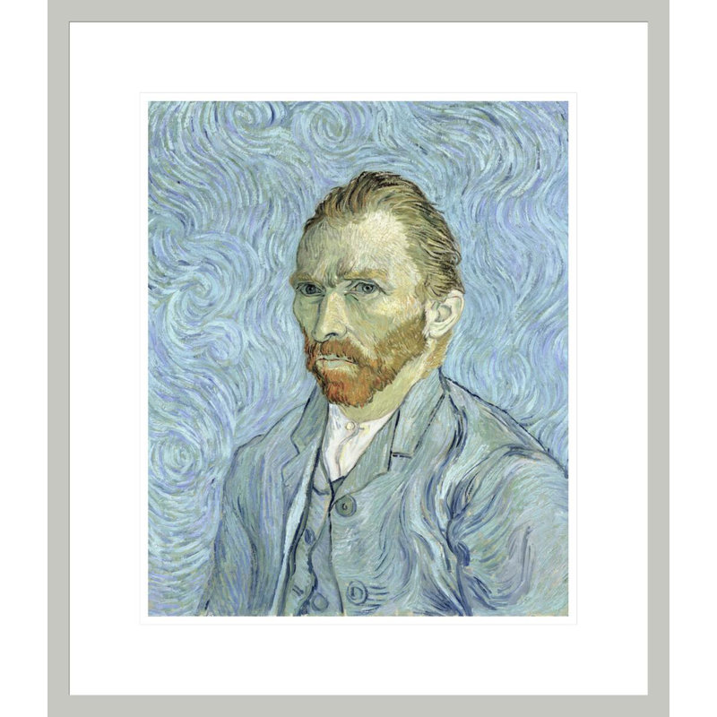 Autoportrait par Vincent van Gogh - Impression sur toile, 20,46 po H x 17,75 po L