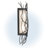 Darwing Steel Flush Mounted Sconce
