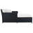 Cadeo 53.1'' Wide Straight Wicker Patio Daybed with Cushions-774784215