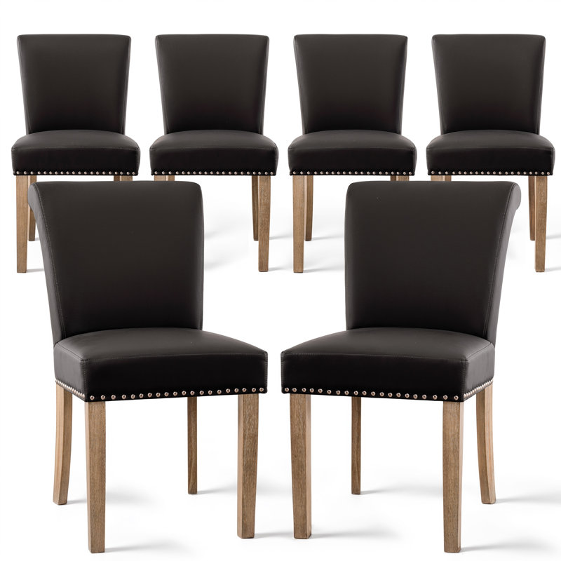 Chaises de salle à manger Momordique, Brun