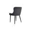 RUBENS UPHOLSTERED CHAIR - BOUCLE FABRIC - BLACK SAND POWDER COATED LEGS (PAIR)-466541120