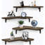 Ensemble de 4 tablettes murales en bois-1591084327
