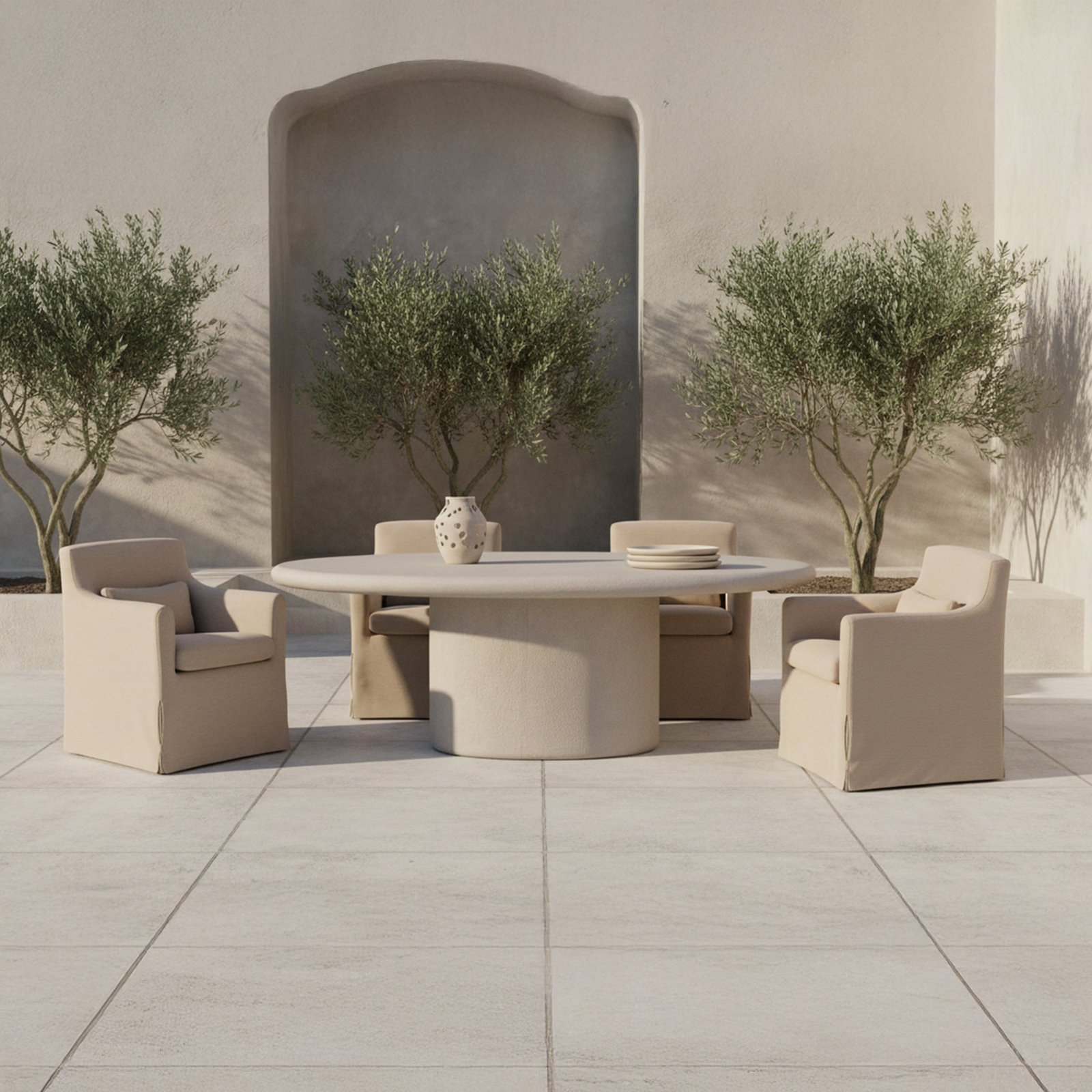 Cosette 78" Patio Dining Table
