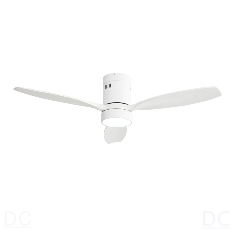 Ventilateur de plafond intérieur / extérieur 52 pouces, Blanc