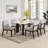 Edwyn Dining Table W/Marble Top