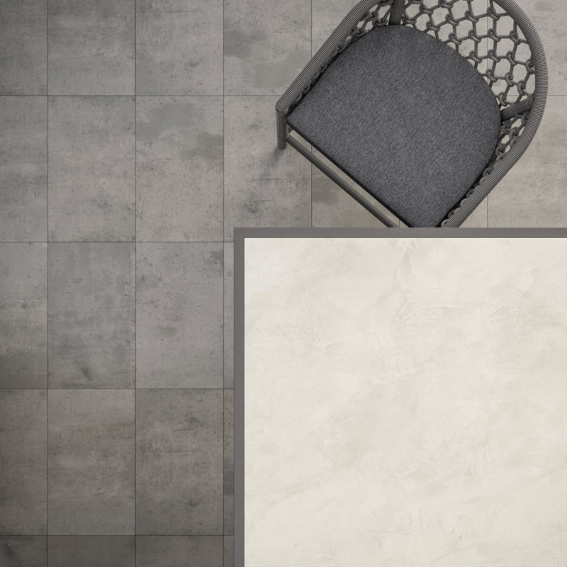 Pavia 35" Bar Table - Dekton Top, Charcoal, Albarium