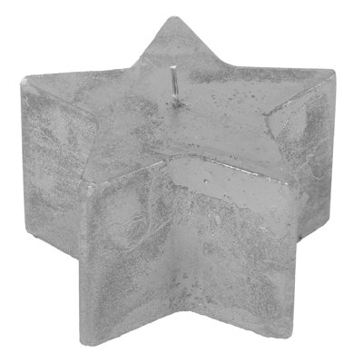 Nicola Spring - Metallic Star Candles - 75 Hours