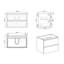 Meuble-lavabo blanc avec lavabo mural de 30 po avec lavabo Alice-1924089306-1924089305