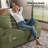 63" 2-Seater Upholstered Square Arm Sofa-1634482928