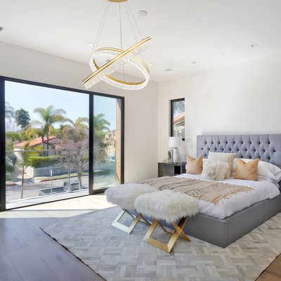 Modern Led Ring Chandelier Dimmable Gold Pendant Light With Remote, Adjustable Ceiling Light Fixture For Living Room Dining Room  Foyer Kitchen Island