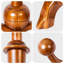 Solid Wood Freestanding 8 - Hook Coat Rack-733563936