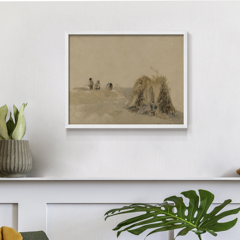 Paysages rétro-DCxxxv-reproduction encadrée - réversible, H 8 po x l 10 po, Blanc