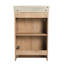 Meuble-lavabo autoportant de 23 po avec lavabo et support de rangement, portes à fermeture douce - décor moderne, lavabo à longue durée d'utilisation, support à tablettes, tablettes réglables, lavabo en céramique, contreplaqué