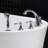 Solace 3 Handle Bathroom Roman Tub Faucet with Diverter-109248359