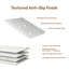 Base de douche en acrylique l 48 po x P 32 po, bac à douche à seuil simple en composite, bonde centrale antidérapante-130083727