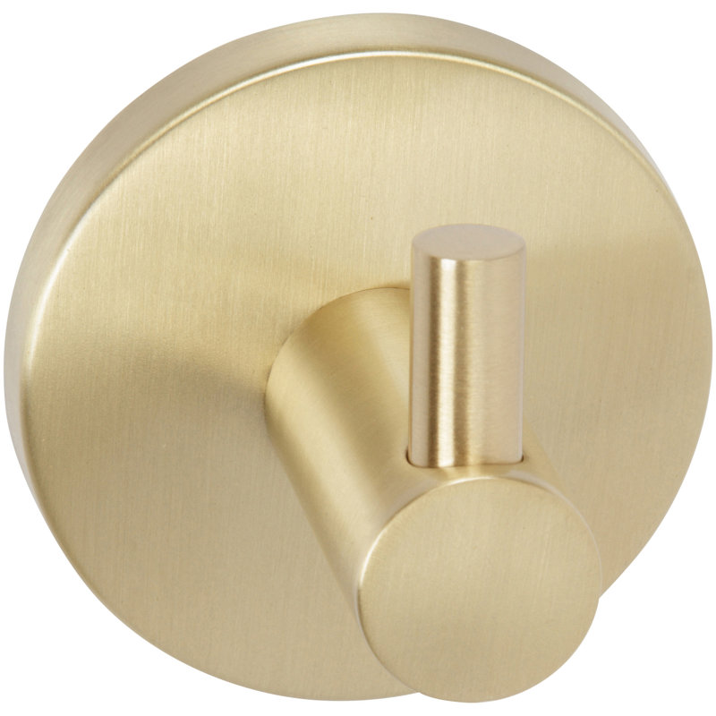 Wall Mounted Robe Hook, Satin Brass