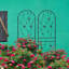 2 Pack Metal Garden Trellis 71" X 19.7" Rustproof Trellis For Climbing Plants Outdoor Flower Support, Black