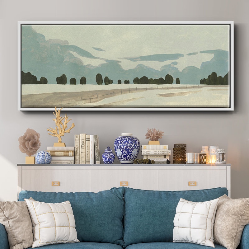 Farmland Study IV- Framed Canvas