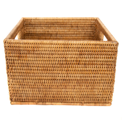 Panier de rangement en rotin
