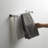 18.9in Double Square Towel Bar