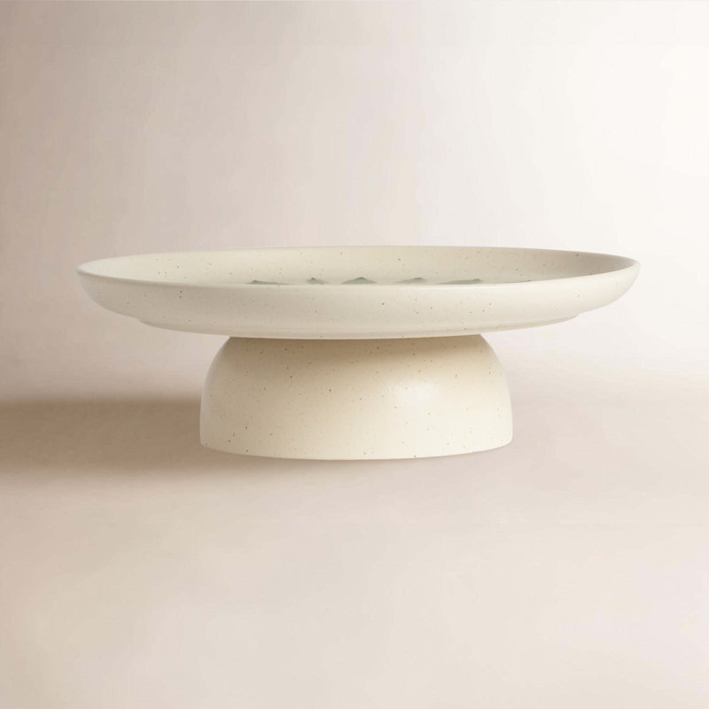 Pacifica Stoneware Cake Stand