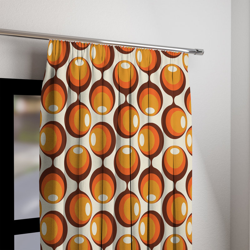 Rideau transparent en polyester Sleipnir